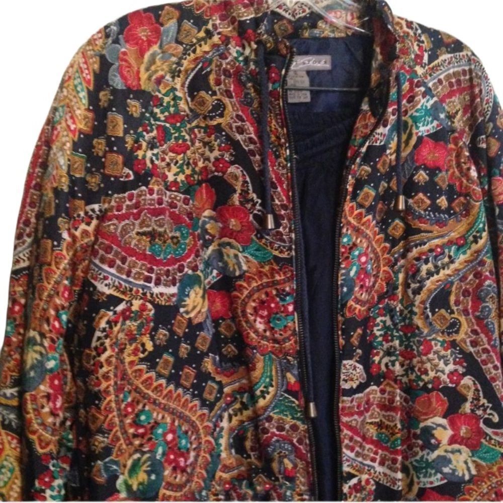 Vintage Robert Stock 2-Piece Puffy Jacket And Skirt